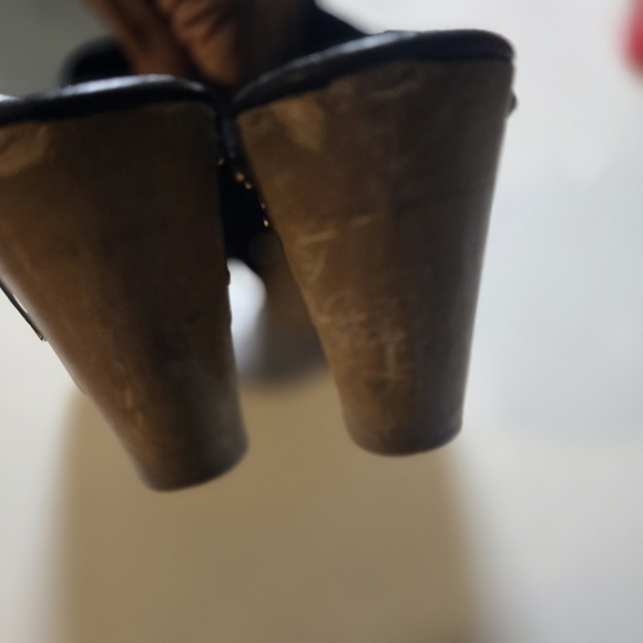 Tamara Mellon Grass Roots 80 Suede clogs Size 39/8 - Picture 9 of 14